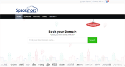 Desktop Screenshot of domain.space2host.com