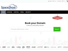 Tablet Screenshot of domain.space2host.com